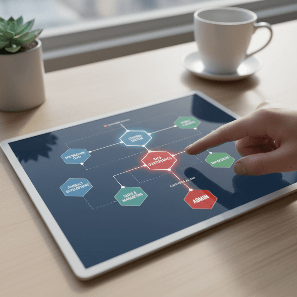 Identity and access management network diagram
